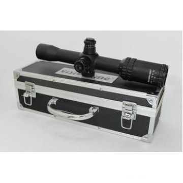 Alumínio pequeno Carry Case para Rifle Scope Equipment